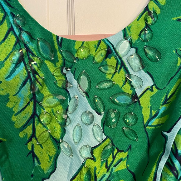 Vineyard Vine Palm leaf print size 4 - Picture 4 of 6